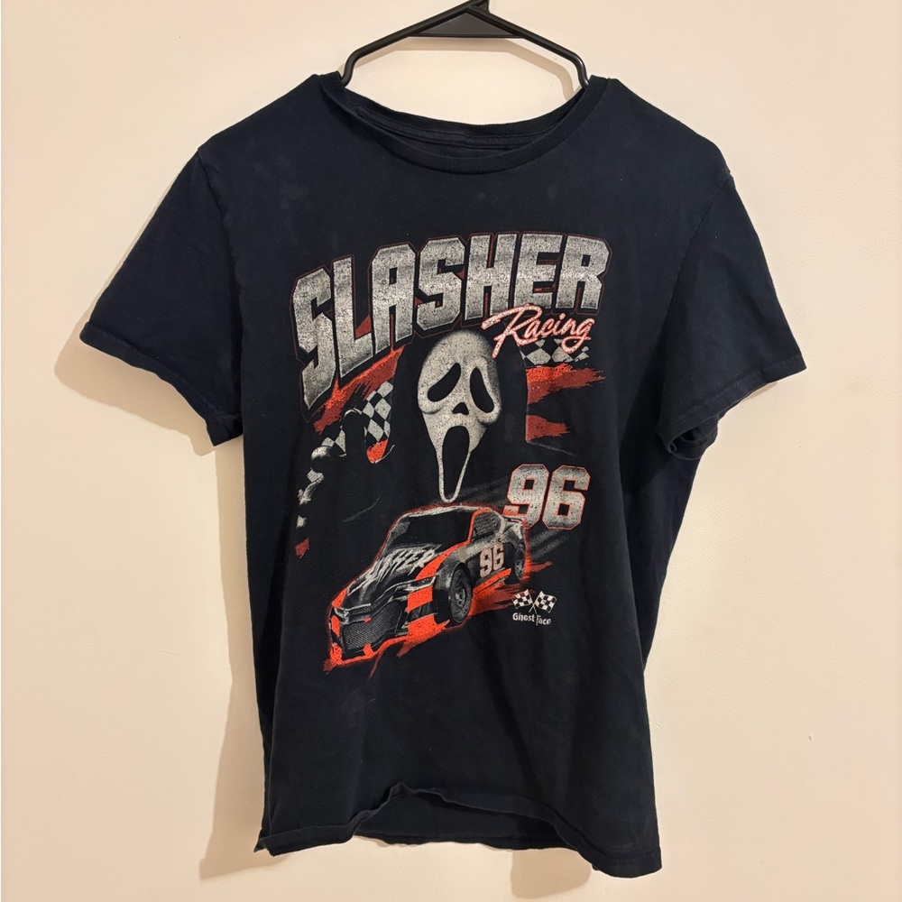 Slasher Racing Ghostface Scream Halloween Nascar 96 T-Shirt Size Small